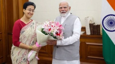 पीएम मोदी से मिलने पहुंचीं आतिशी मार्लेना, CM बनने के बाद पहली मुलाकात