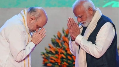 PM मोदी ने कुछ इस अंदाज में अमित शाह को दी जन्मदिन की बधाई