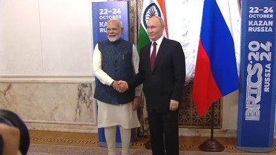 BRICS Summit: राष्ट्रपति पुतिन से मिले पीएम मोदी, जिनपिंग से भी मुलाकात संभव