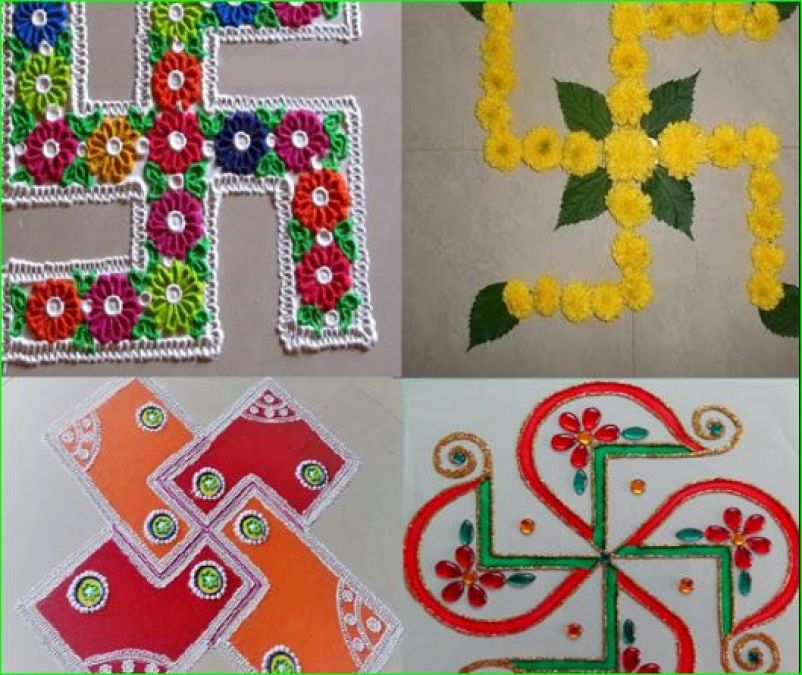 If you want to change your destiny, then make this color swastika at home today