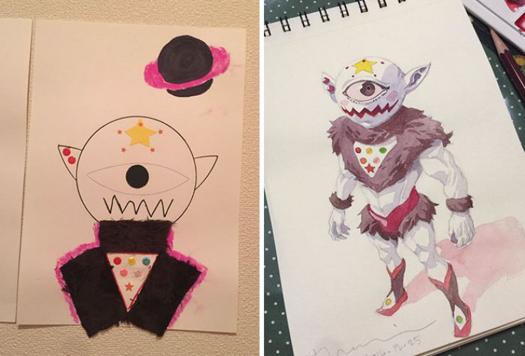 Daddy ‘Thomas Romain’ turns his child's doodles into amazing ‘animation’