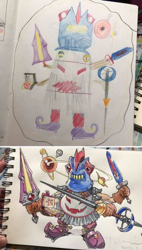 Daddy ‘Thomas Romain’ turns his child's doodles into amazing ‘animation’