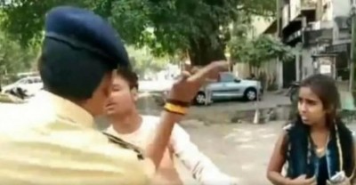 VIDEO: UP's dabang police slaps Mahtab for molesting Hindu girl
