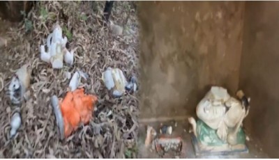 जम्मू के मुस्लिम बहुल इलाके में मंदिर पर हमला, अपराधियों ने मूर्तियां तोड़कर कचरे में फेंकी