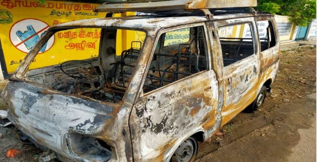 55-year-old wife set fire to husband's car for greed of Rs 3 crore