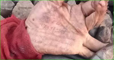 Young man committed suicide, I Love You S was found written in his palm