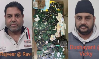 दिल्ली में फर्जी वीज़ा रैकेट का भंडाफोड़, 6 गिरफ्तार, कई देशों के नकली पासपोर्ट बरामद