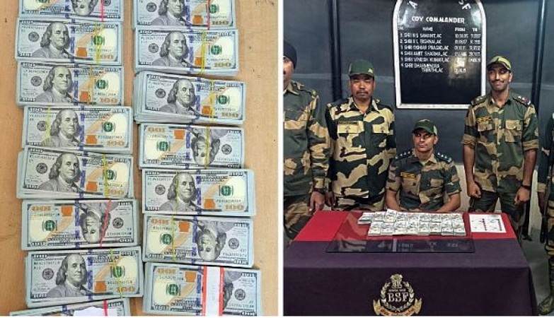 बांग्लादेश बॉर्डर से की जा रही थी तस्करी, BSF ने जब्त की 1.39 करोड़ रुपये मूल्य की विदेशी मुद्रा