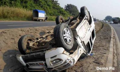 सपा नेता के भाई समेत 3 की सड़क दुर्घटना में मौत