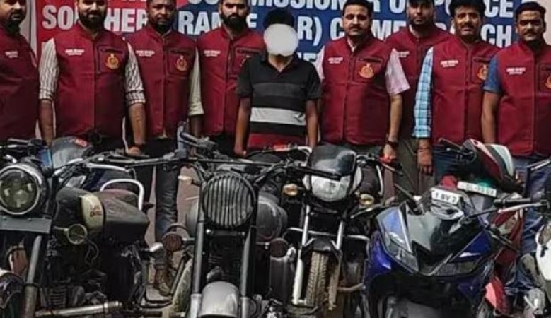 1 साल में चुराई 500 गाड़ियां ! अब दिल्ली पुलिस के हत्थे चढ़ा कुख्यात बाइक-चोर वसीम