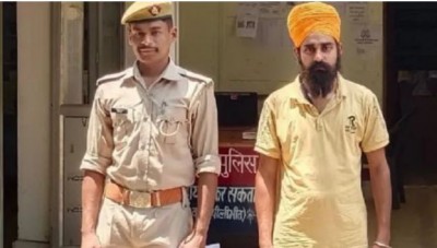 'Cow that entered the field, then stabbed to death by slinging the spear...', Manpreet Singh arrested from Pilibhit
