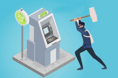 एक ही रात में चोरों ने उखाड़े 3 ATM, लाखों रुपए चुराकर हुआ फरार
