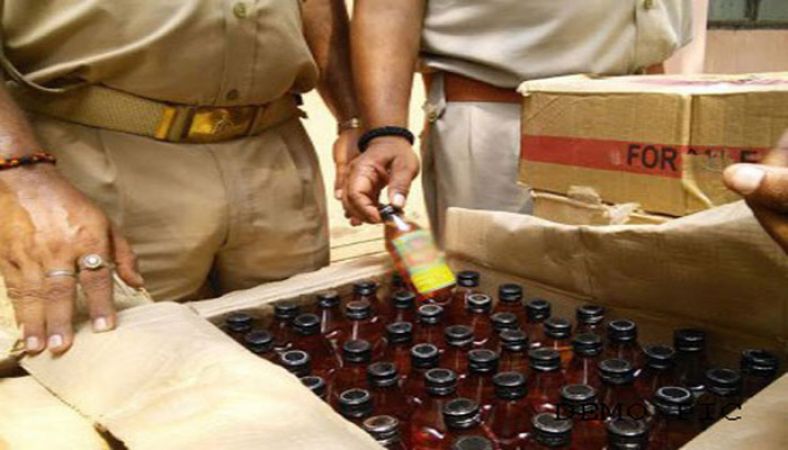 STF भोपाल की टीम ने लाखों की अवैध शराब पकड़ी