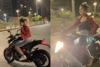 This girl got arrested for doing heavy stunts on streets of Surat