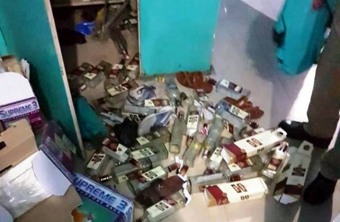 शराबबंदी पर बिहार पुलिस का शर्मनाक कारनामा, ऑपरेशन थियेटर बना शराबखाना
