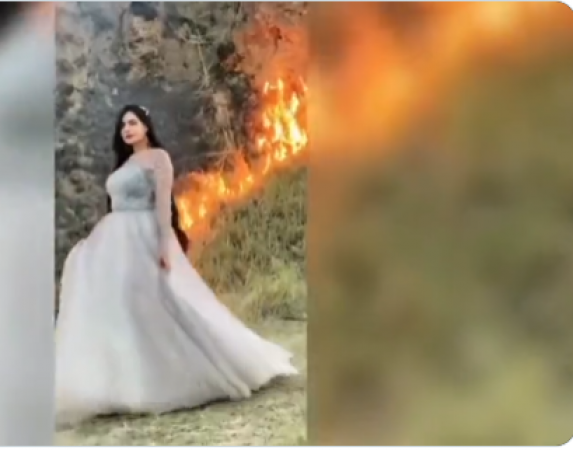 15 सेकेंड के मामूली से वीडियो के लिए पाकिस्तानी टिक-टॉकर ने जंगल में लगाई आग