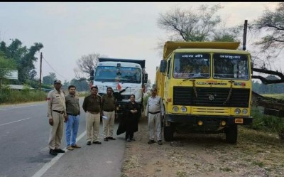 अवैध खनिज परिवहन और भंडारण पर लगातार कार्यवाही जारी