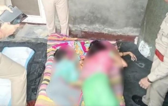 Amroha in panic due to double murder, brutal murder of mother and daughter