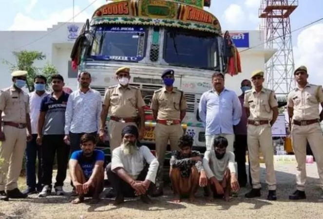राजस्थान पुलिस की बड़ी कामयाबी, 229 किलो गांजे के साथ 4 तस्कर गिरफ्तार