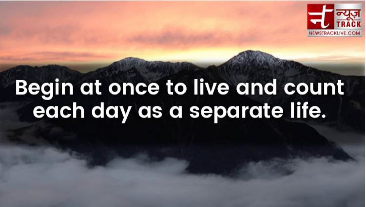 ToDays Quotes- You only live once, but if you do it right, once is enough.