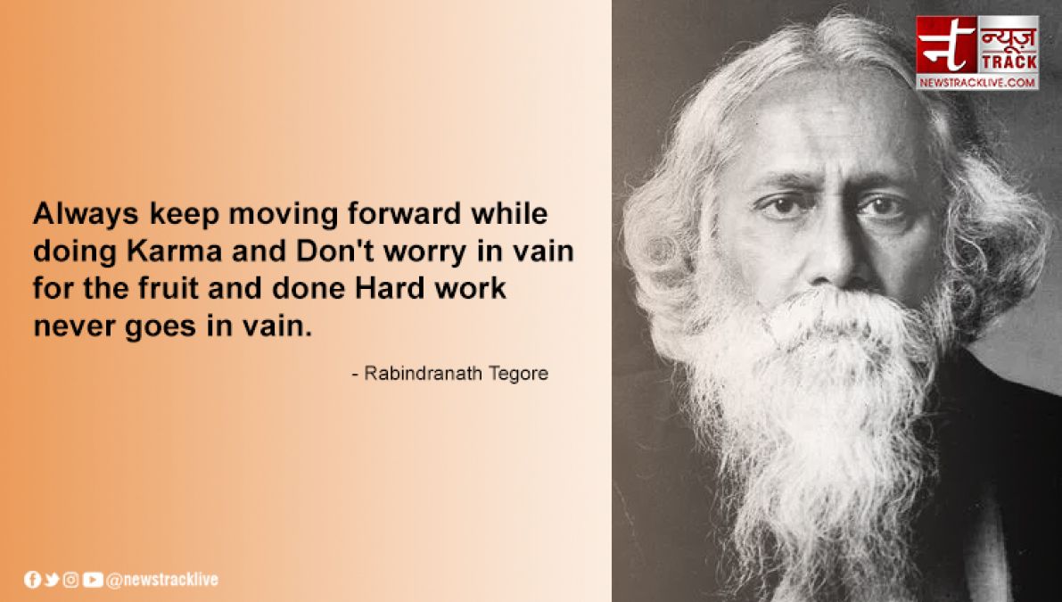 Rabindranath Tagore,' Service to man is also service to God.'