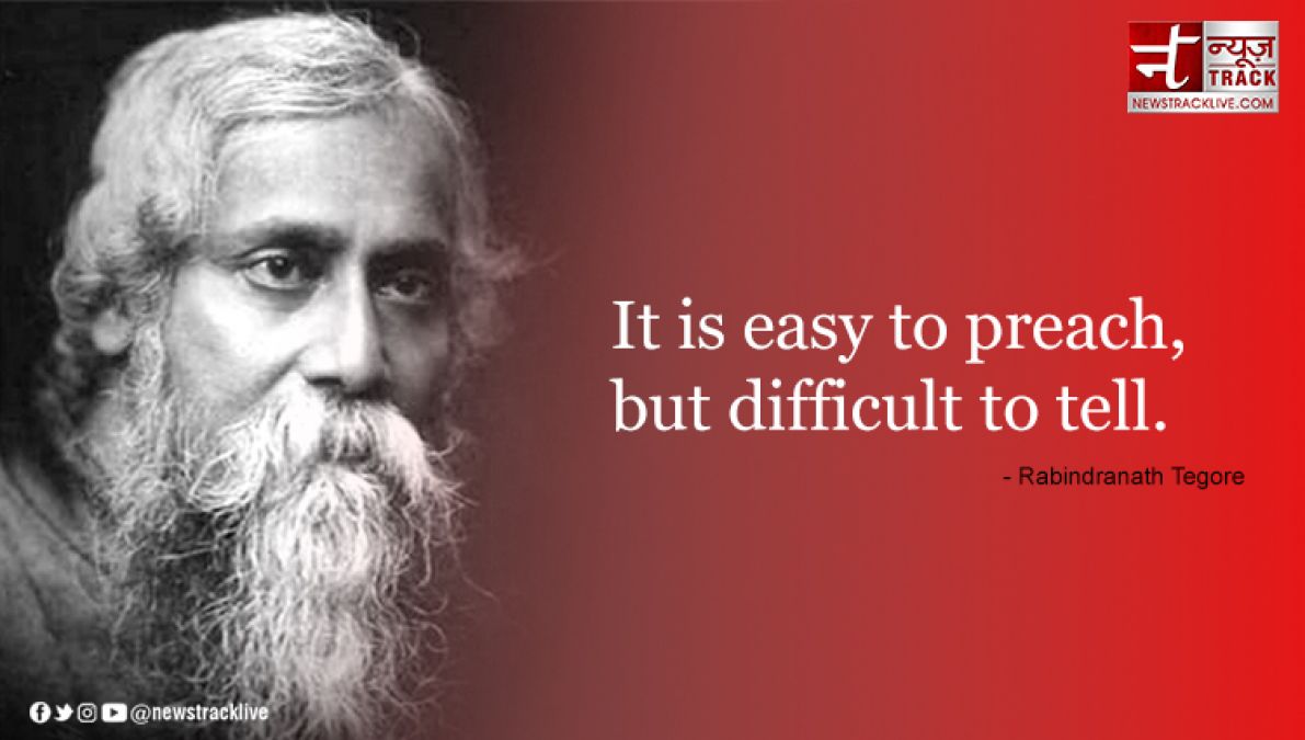 Rabindranath Tagore,' Service to man is also service to God.'