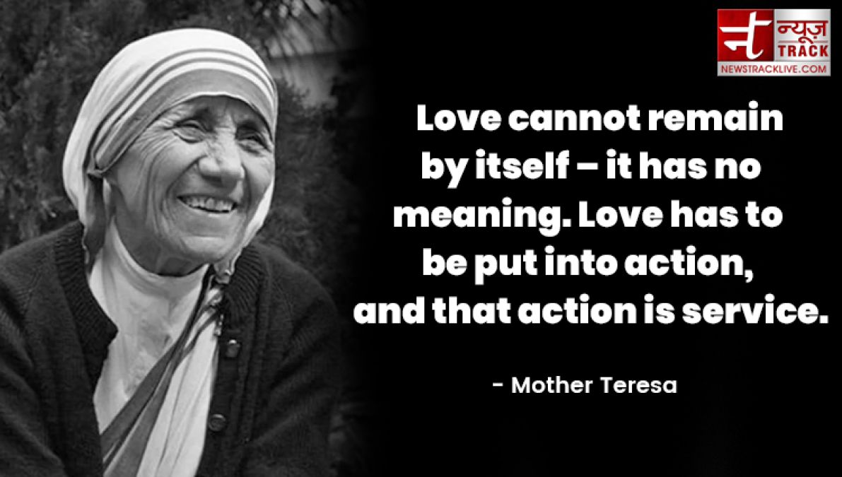 Most Inspiring Mother Teresa Quotes on life