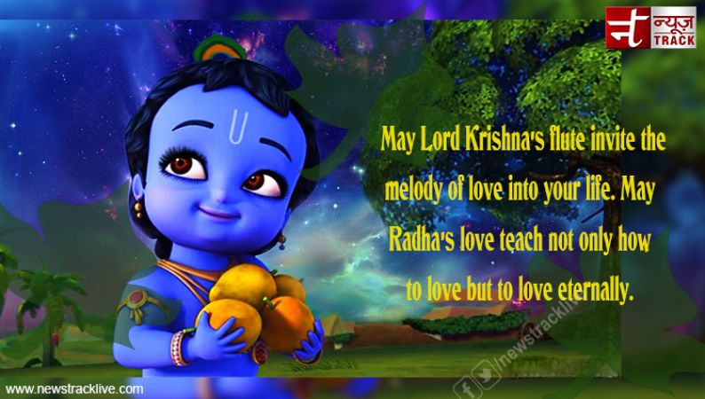 May Lord Krishna's flute invite the melody of love into your life