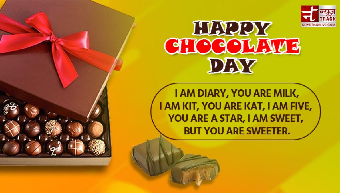 Happy Chocolate Day: You are my sweet Valentine