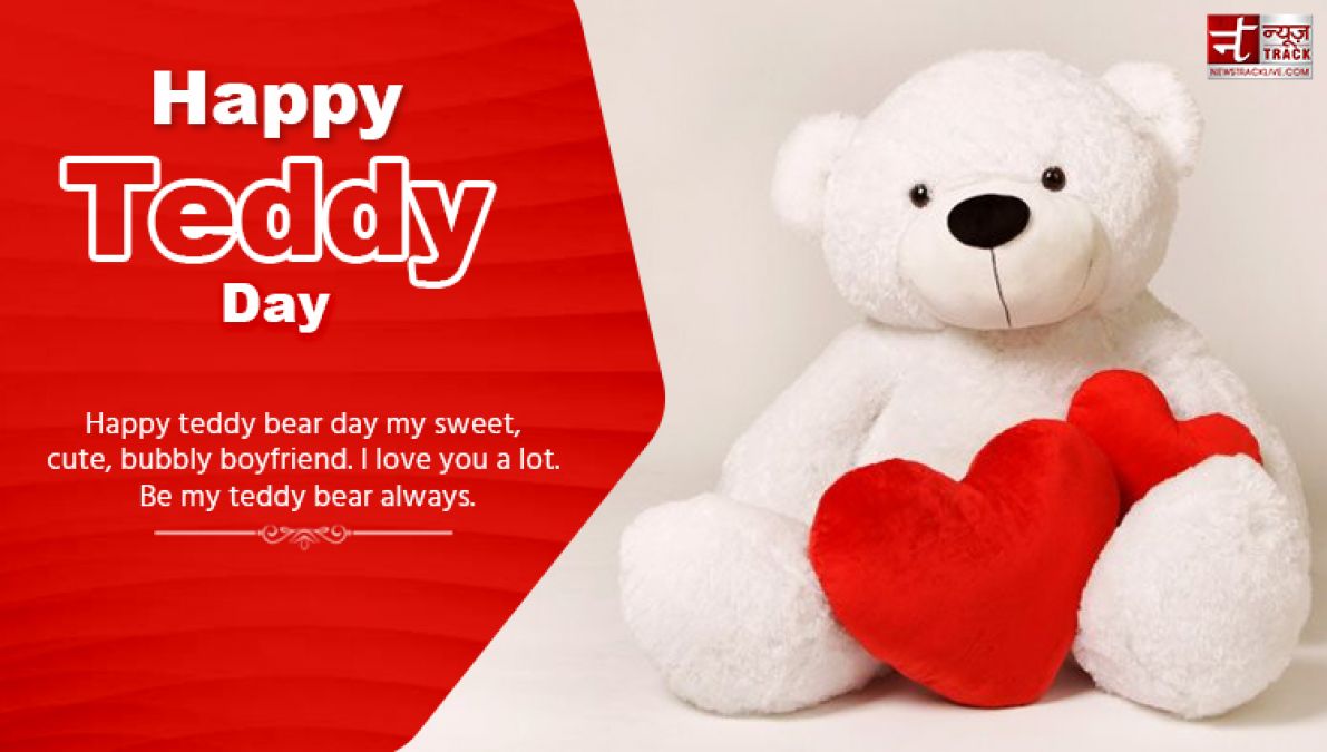 Happy Teddy Day:  The softness of your love reminds me...