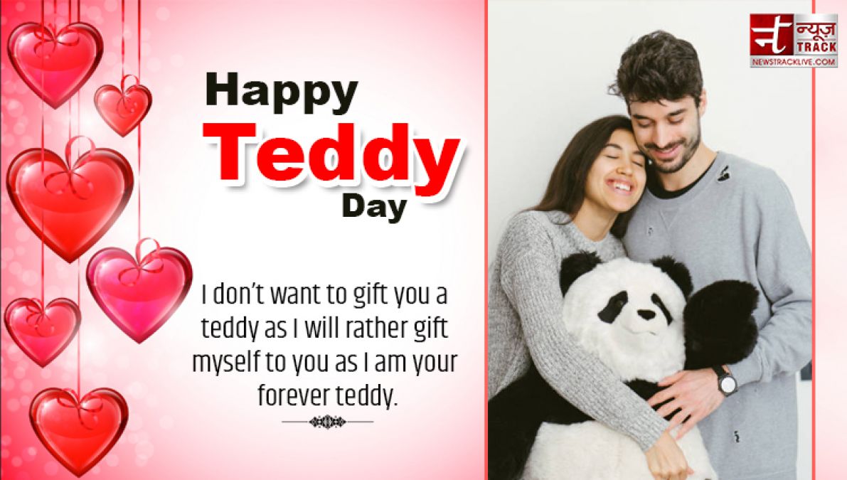 Happy Teddy Day:  The softness of your love reminds me...