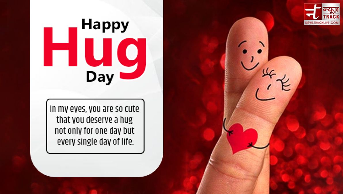 Happy Hug Day: When I hug you, my heart...