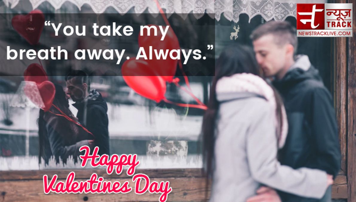 Valentine Day Quotes: My favorite place in all of the world is next to you