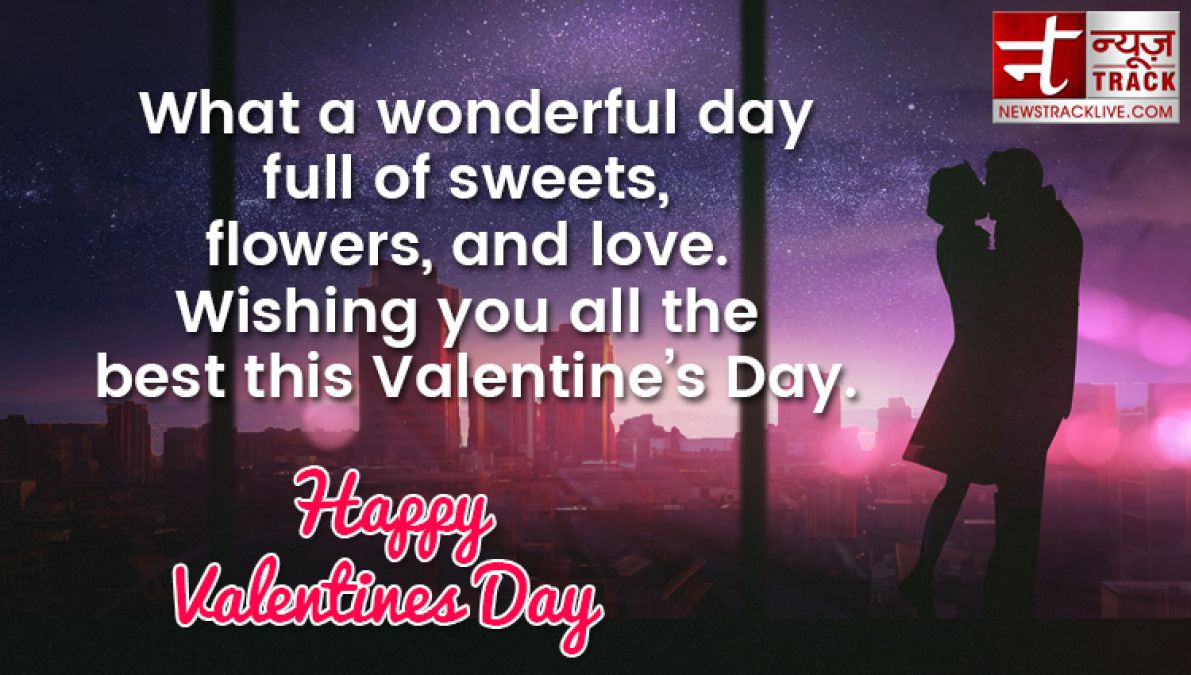 Happy Valentines Day Quotes and greetings with wallpaper for your Lover and  Friends