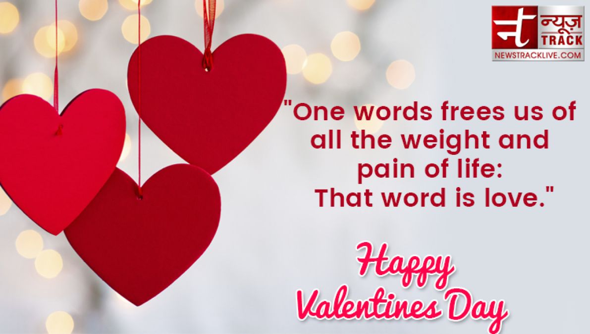 Happy Valentines Day Quotes and greetings with wallpaper for your Lover and  Friends