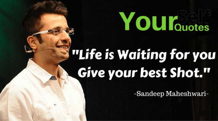 Motivate yourself by Sandeep Maheshwari's quotes