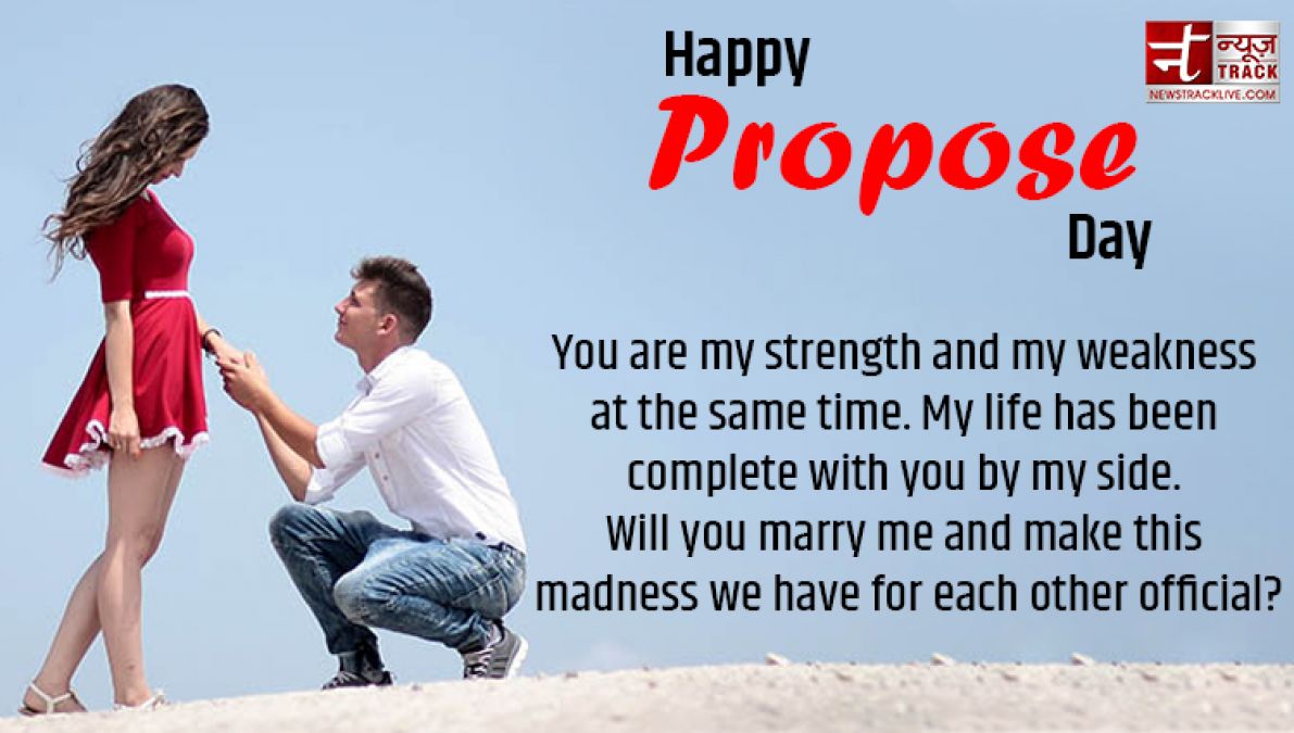 Happy Propose Day: I want to grow old with you...