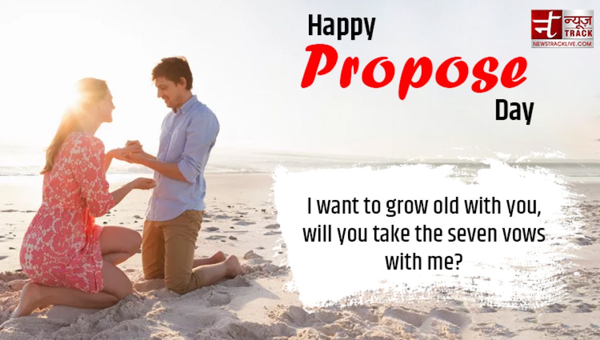 Happy Propose Day: I want to grow old with you...