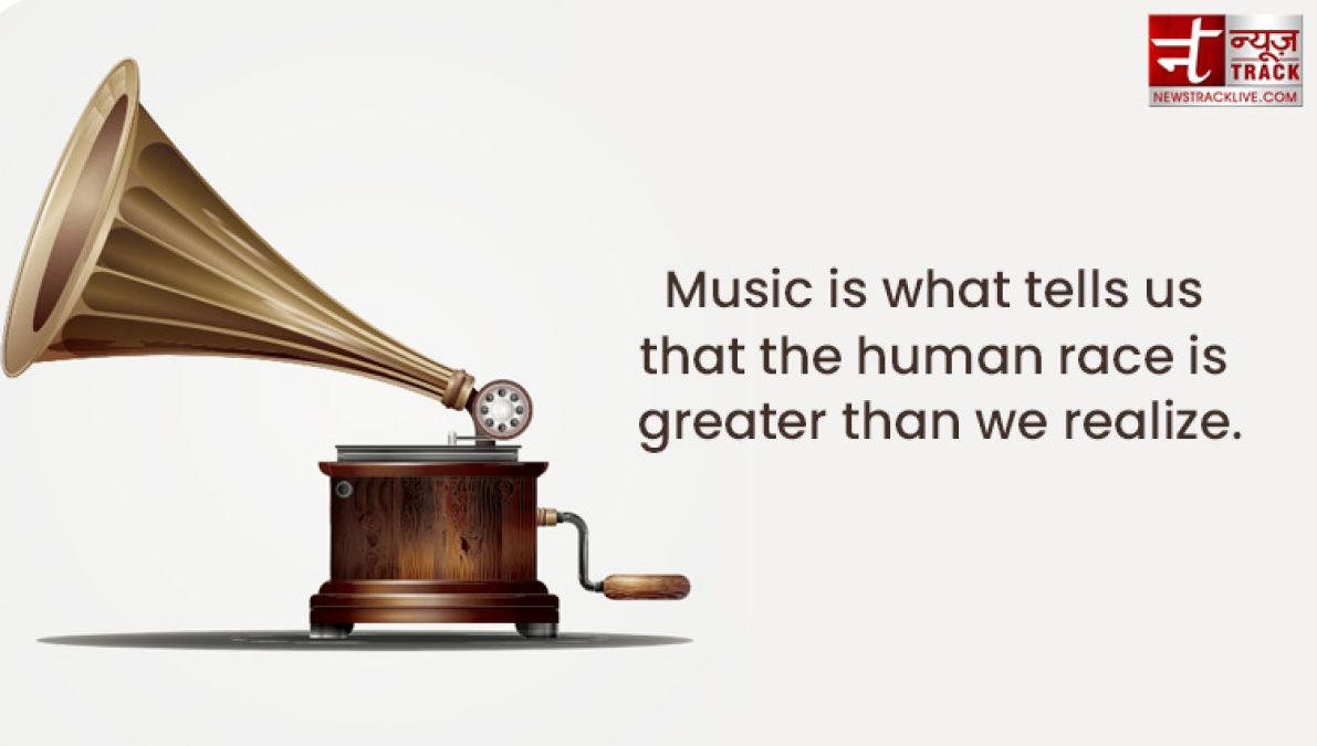 Music Quotes: Music is the literature of the heart; It starts where words end