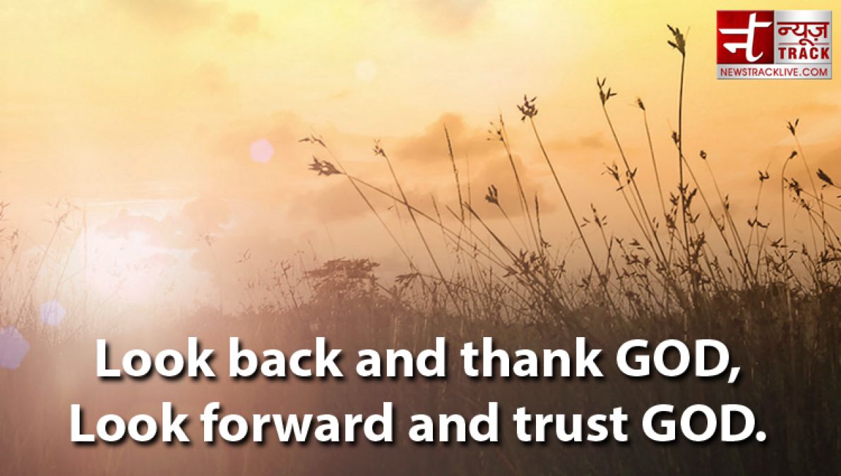 Look back and thank GOD | Best Devotion Quotes and Saying