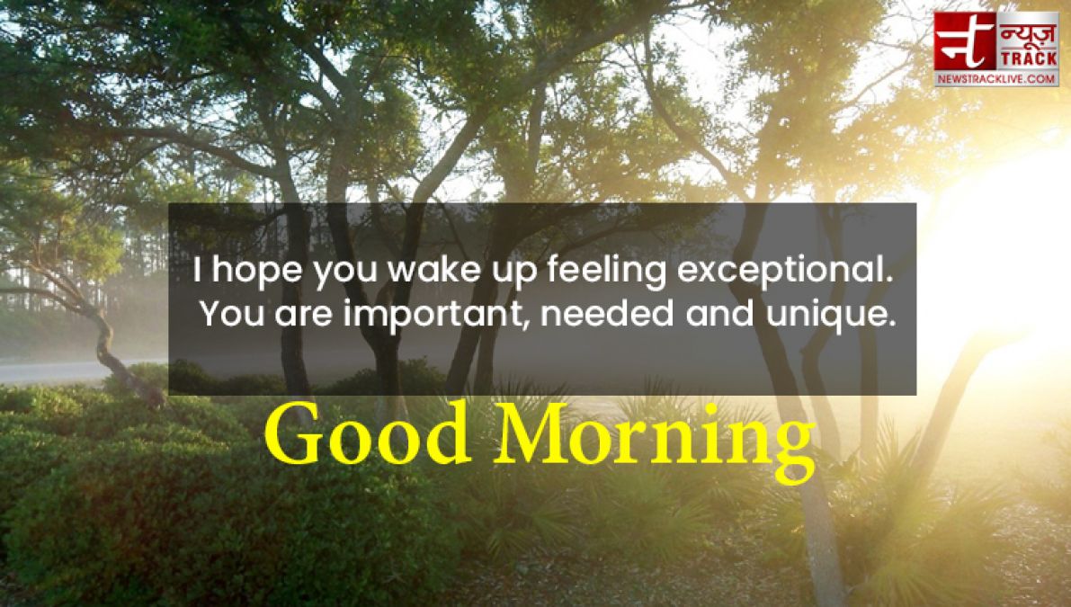 Good Morning Quotes: If you want to change your dreams into reality then you have to get up first.