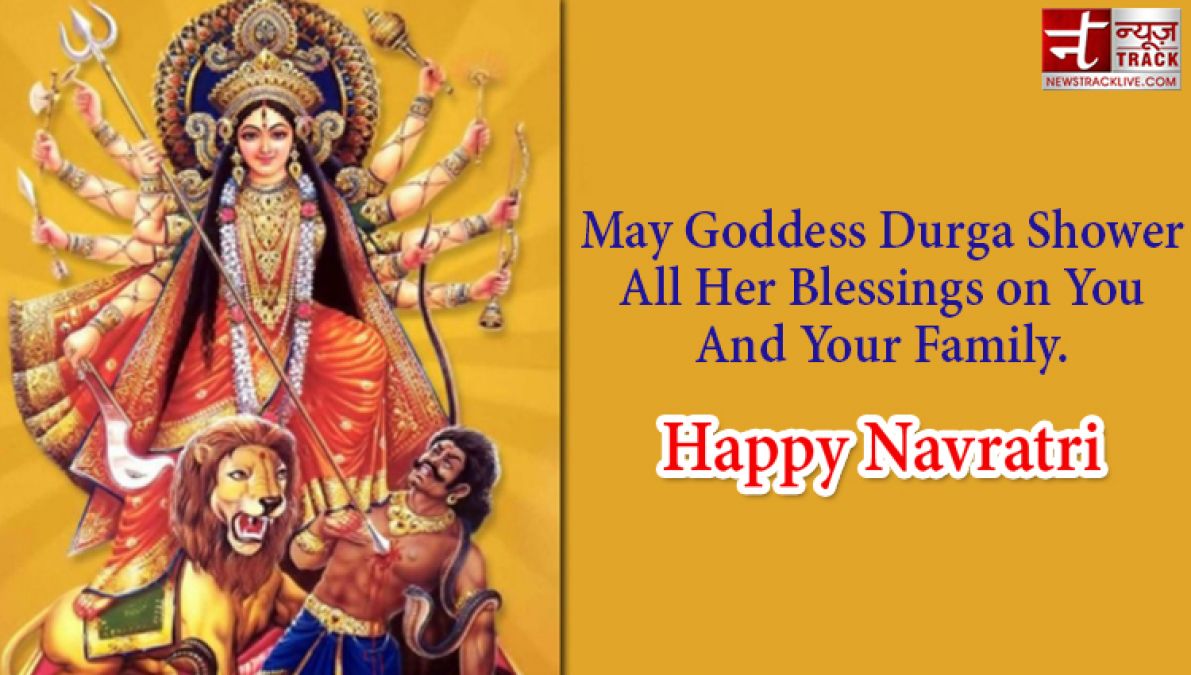 May Nav Durga bless you always. Wish you and your family a very Happy Navratri!