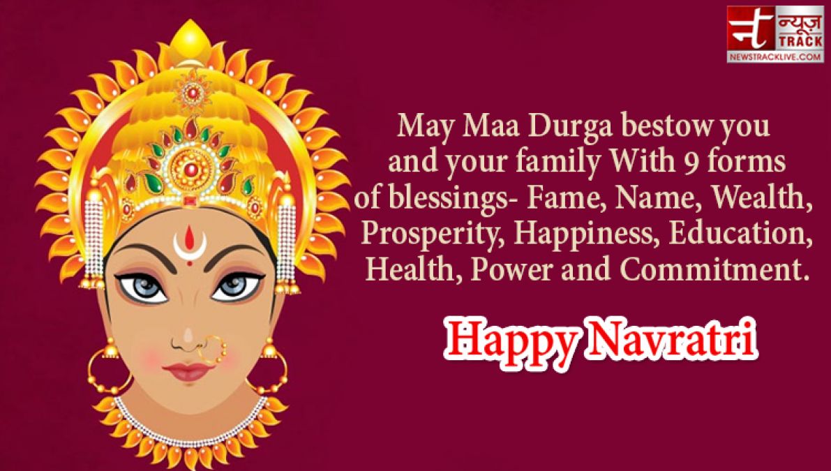 May Nav Durga bless you always. Wish you and your family a very Happy Navratri!