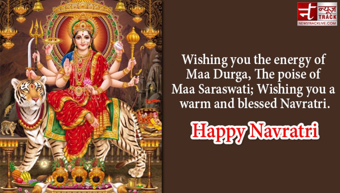 May Nav Durga bless you always. Wish you and your family a very Happy Navratri!