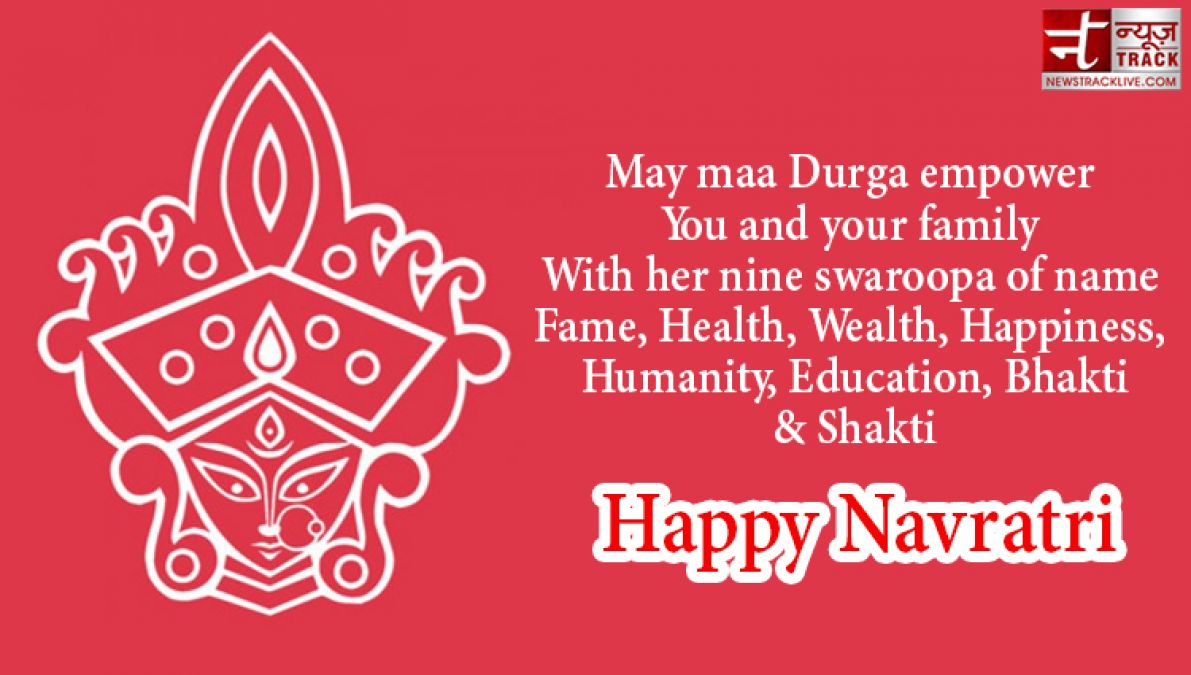 May Nav Durga bless you always. Wish you and your family a very Happy Navratri!