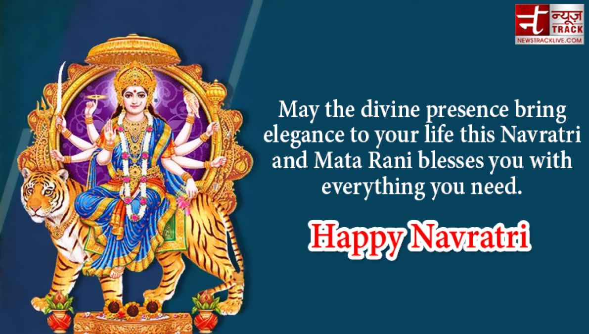 May Nav Durga bless you always. Wish you and your family a very Happy Navratri!