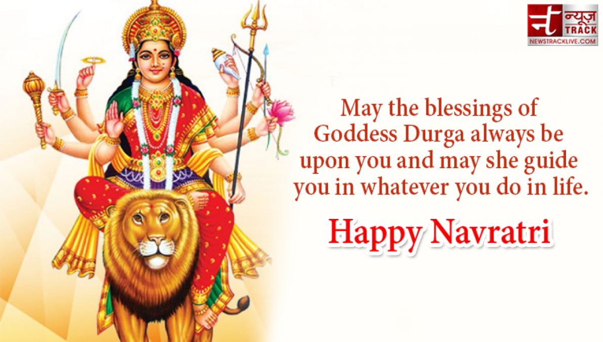 May Nav Durga bless you always. Wish you and your family a very Happy Navratri!