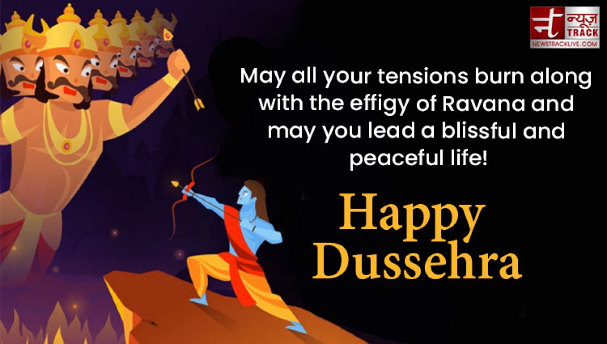 Enjoy the victory of Truth over Evil.- Happy Dussehra