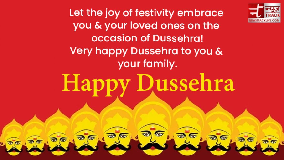 Enjoy the victory of Truth over Evil.- Happy Dussehra