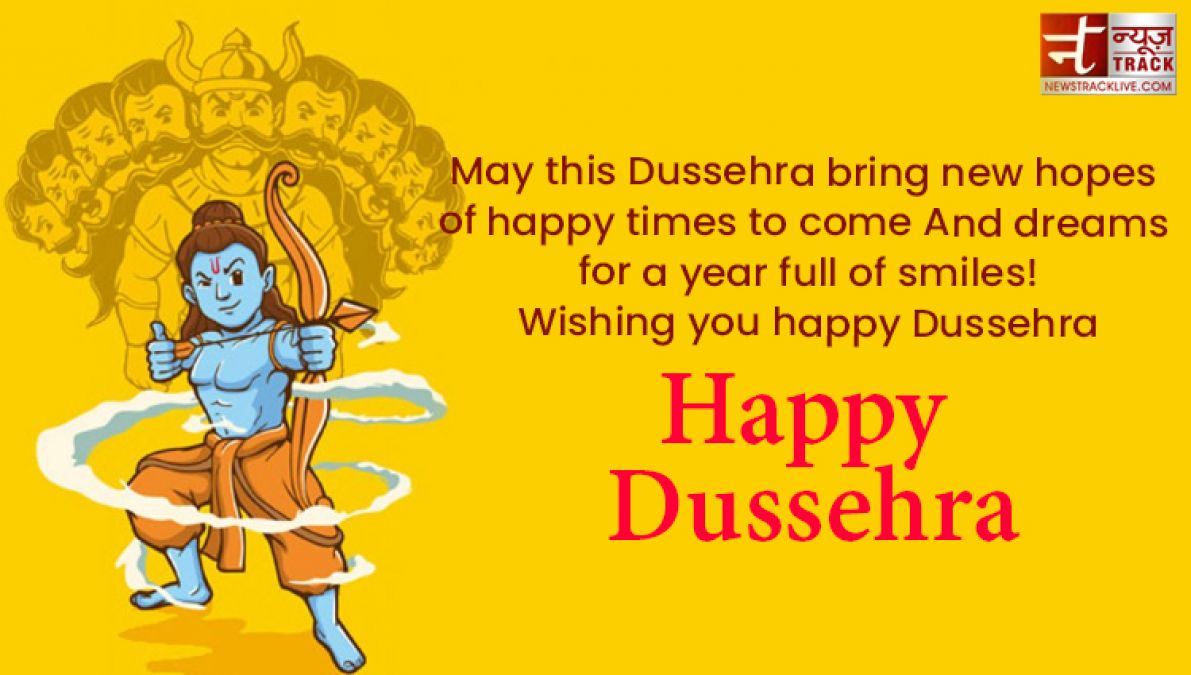 Enjoy the victory of Truth over Evil.- Happy Dussehra